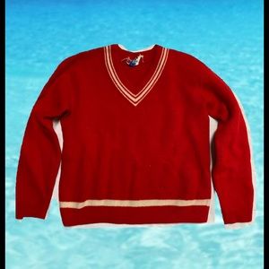 Vintage wool varsity inspired sweater